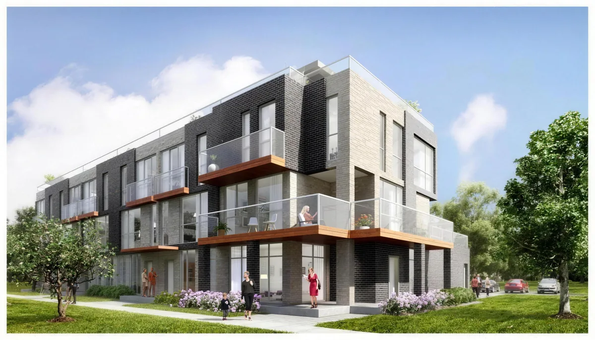 Townhouse community in Innisfil